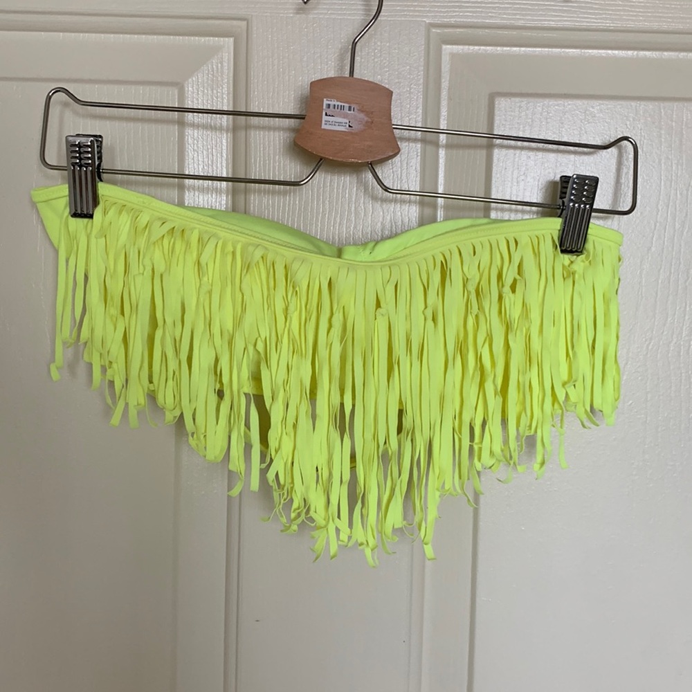 Neon yellow Victorias Secret bikini top